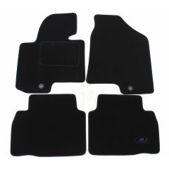Tapis De Sol Noir Velours Sur Mesure Pour Hyundai Ix35 2010-2015, Ajustement précis, Base Antidérapante, Renforcée Dans la Zone de la Pédale