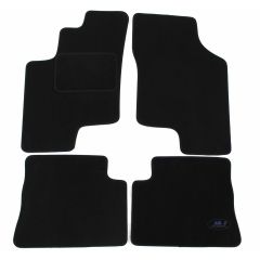 Tapis De Sol Noir Velours Sur Mesure Pour Hyundai Getz 2002-2012, Ajustement précis, Base Antidérapante, Renforcée Dans la Zone de la Pédale