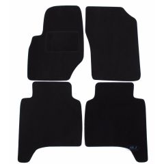 Tapis De Sol Noir Velours Sur Mesure Pour Hyundai Fiat Ducato 2-P. Berlina 2014-prés 2pcs, Ajustement précis, Base Antidérapante, Renforcée Dans la Zone de la Pédale