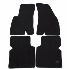 Tapis De Sol Noir Velours Sur Mesure Pour Hyundai FORD FIESTA 5 2002-2008 3P. Berlina 2pcs, Ajustement précis, Base Antidérapante, Renforcée Dans la Zone de la Pédale