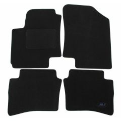 Tapis De Sol Noir Velours Sur Mesure Pour Hyundai OPEL VIVARO 2001-2014 2pcs, Ajustement précis, Base Antidérapante, Renforcée Dans la Zone de la Pédale
