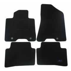 Tapis De Sol Noir Velours Sur Mesure Pour Hyundai RENAULT TRAFIC 2001-2014 2pcs, Ajustement précis, Base Antidérapante, Renforcée Dans la Zone de la Pédale
