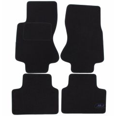 Tapis De Sol Noir Velours Sur Mesure Pour Jaguar S Type 1998-2007, Ajustement précis, Base Antidérapante, Renforcée Dans la Zone de la Pédale