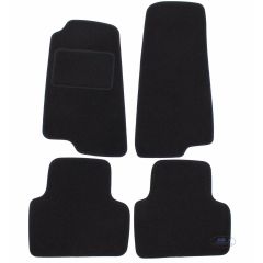 Tapis De Sol Noir Velours Sur Mesure Pour Jaguar XK8 XKR Coupe 1996-2006, Ajustement précis, Base Antidérapante, Renforcée Dans la Zone de la Pédale