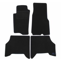 Tapis De Sol Noir Velours Sur Mesure Pour Jeep Grand Cherokee 1991-1999, Ajustement précis, Base Antidérapante, Renforcée Dans la Zone de la Pédale