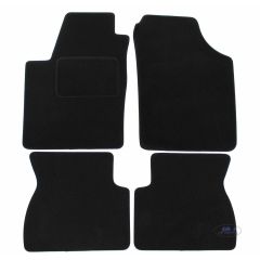 Tapis De Sol Noir Velours Sur Mesure Pour Kia Picanto 2004-2010, Ajustement précis, Base Antidérapante, Renforcée Dans la Zone de la Pédale