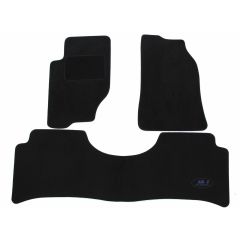 Tapis De Sol Noir Velours Sur Mesure Pour Kia Sorento 2002-2009, Ajustement précis, Base Antidérapante, Renforcée Dans la Zone de la Pédale