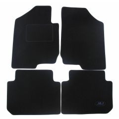 Tapis De Sol Noir Velours Sur Mesure Pour Kia Carens 2007-2012, Ajustement précis, Base Antidérapante, Renforcée Dans la Zone de la Pédale
