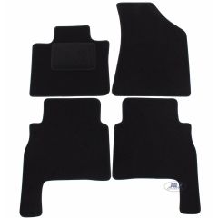 Tapis De Sol Noir Velours Sur Mesure Pour Kia Sorento 2009-2012, Ajustement précis, Base Antidérapante, Renforcée Dans la Zone de la Pédale