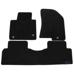 Tapis De Sol Noir Velours Sur Mesure Pour Kia Carens 2013-2019, Ajustement précis, Base Antidérapante, Renforcée Dans la Zone de la Pédale