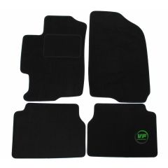 Tapis De Sol Noir Velours Sur Mesure Pour Mazda 6 2002-2007, Ajustement précis, Base Antidérapante, Renforcée Dans la Zone de la Pédale