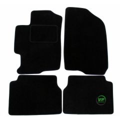 Tapis De Sol Noir Velours Sur Mesure Pour Mazda 6 2008-2012, Ajustement précis, Base Antidérapante, Renforcée Dans la Zone de la Pédale