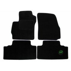 Tapis De Sol Noir Velours Sur Mesure Pour Mazda 5 2006-2018, Ajustement précis, Base Antidérapante, Renforcée Dans la Zone de la Pédale
