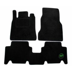 Tapis De Sol Noir Velours Sur Mesure Pour Mercedes Benz A-klasse W168 1997-2004, Ajustement précis, Base Antidérapante, Renforcée Dans la Zone de la Pédale
