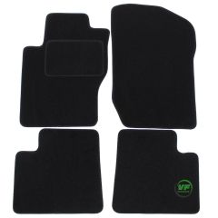 Tapis De Sol Noir Velours Sur Mesure Pour Mercedes Benz Ml M-Klasse W164 2005-2013, Ajustement précis, Base Antidérapante, Renforcée Dans la Zone de la Pédale