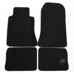 Tapis De Sol Noir Velours Sur Mesure Pour Mercedes Benz E-klasse W124 1985-1995, Ajustement précis, Base Antidérapante, Renforcée Dans la Zone de la Pédale