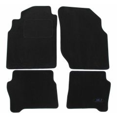 Tapis De Sol Noir Velours Sur Mesure Pour Nissan Almera N16 2000-2006, Ajustement précis, Base Antidérapante, Renforcée Dans la Zone de la Pédale