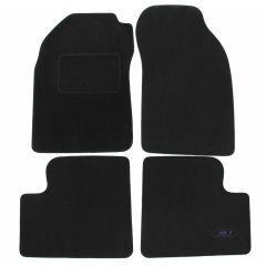 Tapis De Sol Noir Velours Sur Mesure Pour Nissan Micra K11 1992-2002, Ajustement précis, Base Antidérapante, Renforcée Dans la Zone de la Pédale