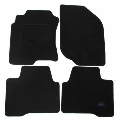 Tapis De Sol Noir Velours Sur Mesure Pour Nissan X-Trail T30 2001-2007, Ajustement précis, Base Antidérapante, Renforcée Dans la Zone de la Pédale