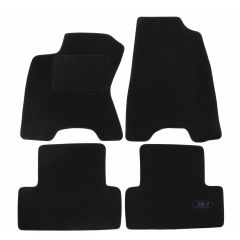 Tapis De Sol Noir Velours Sur Mesure Pour Nissan X-Trail T31 2007-2013, Ajustement précis, Base Antidérapante, Renforcée Dans la Zone de la Pédale