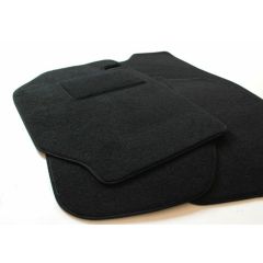 Tapis De Sol Noir Velours Sur Mesure Pour Nissan Tiida 2004-2018, Ajustement précis, Base Antidérapante, Renforcée Dans la Zone de la Pédale