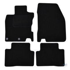 Tapis De Sol Noir Velours Sur Mesure Pour Nissan X-Trail T32 2014-2016, Ajustement précis, Base Antidérapante, Renforcée Dans la Zone de la Pédale