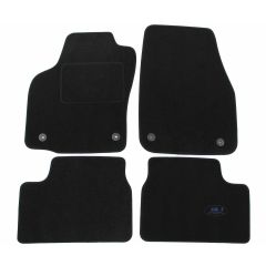 Tapis De Sol Noir Velours Sur Mesure Pour Opel Astra 3 2004-2013, Ajustement précis, Base Antidérapante, Renforcée Dans la Zone de la Pédale