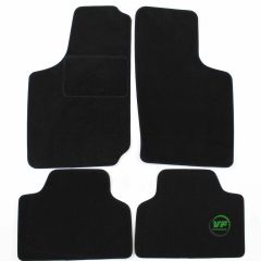 Tapis De Sol Noir Velours Sur Mesure Pour Opel Tigra 1993-00 4-Pcs Ohen Bef., Ajustement précis, Base Antidérapante, Renforcée Dans la Zone de la Pédale