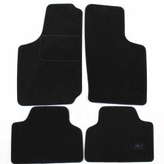 Tapis De Sol Noir Velours Sur Mesure Pour Opel Tigra A 1993-2000, Ajustement précis, Base Antidérapante, Renforcée Dans la Zone de la Pédale