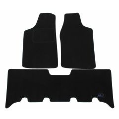 Tapis De Sol Noir Velours Sur Mesure Pour Opel Frontera B 1999-2004, Ajustement précis, Base Antidérapante, Renforcée Dans la Zone de la Pédale