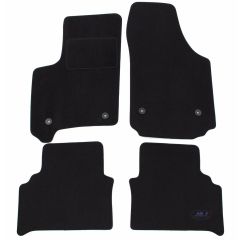 Tapis De Sol Noir Velours Sur Mesure Pour Opel Meriva A 2003-2010, Ajustement précis, Base Antidérapante, Renforcée Dans la Zone de la Pédale