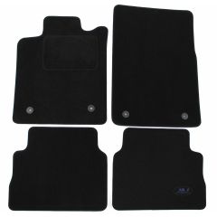 Tapis De Sol Noir Velours Sur Mesure Pour Opel Vectra C 2002-2008, Ajustement précis, Base Antidérapante, Renforcée Dans la Zone de la Pédale