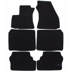 Tapis De Sol Noir Velours Sur Mesure Pour Opel Zafira A 1999-2005, Ajustement précis, Base Antidérapante, Renforcée Dans la Zone de la Pédale