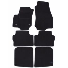 Tapis De Sol Noir Velours Sur Mesure Pour Opel Zafira B 2005-2010, Ajustement précis, Base Antidérapante, Renforcée Dans la Zone de la Pédale