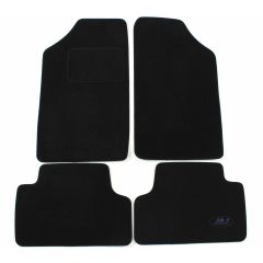 Tapis De Sol Noir Velours Sur Mesure Pour Peugeot 205 1984-1998, Ajustement précis, Base Antidérapante, Renforcée Dans la Zone de la Pédale