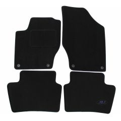 Tapis De Sol Noir Velours Sur Mesure Pour Peugeot 308 2007-2013, Ajustement précis, Base Antidérapante, Renforcée Dans la Zone de la Pédale