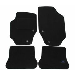 Tapis De Sol Noir Velours Sur Mesure Pour Peugeot 307 CC 2003-2009, Ajustement précis, Base Antidérapante, Renforcée Dans la Zone de la Pédale