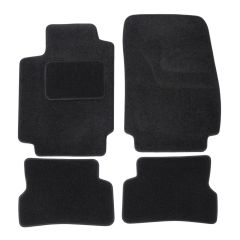 Tapis De Sol Noir Velours Sur Mesure Pour Renault Clio 3 2005-2012 , Clio 3 Grandtour 01.2008>02.2013 Base Antidérapante, Renforcée Dans la Zone de la Pédale