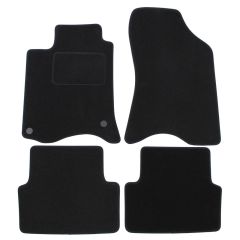 Tapis De Sol Noir Velours Sur Mesure Pour Renault Laguna B 2001-2007, Ajustement précis, Base Antidérapante, Renforcée Dans la Zone de la Pédale