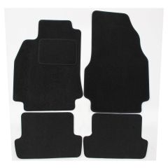 Tapis De Sol Noir Velours Sur Mesure Pour Renault Megane 2 2002-2008, Ajustement précis, Base Antidérapante, Renforcée Dans la Zone de la Pédale