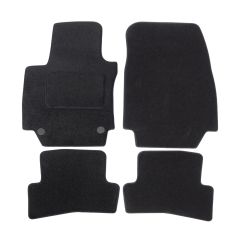 Tapis De Sol Noir Velours Sur Mesure Pour Renault Captur 2013-2019, Ajustement précis, Base Antidérapante, Renforcée Dans la Zone de la Pédale