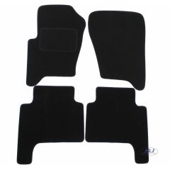 Tapis De Sol Noir Velours Sur Mesure Pour Land Rover Range Rover Sport L320 2005-2012, Ajustement précis, Base Antidérapante, Renforcée Dans la Zone de la Pédale