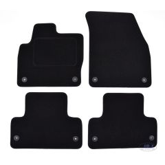 Tapis De Sol Noir Velours Sur Mesure Pour Land Rover Range Rover Evoque 2011-2018, Ajustement précis, Base Antidérapante, Renforcée Dans la Zone de la Pédale