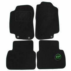 Tapis De Sol Noir Velours Sur Mesure Pour Saab 9-5 1998-2006, Ajustement précis, Base Antidérapante, Renforcée Dans la Zone de la Pédale