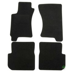 Tapis De Sol Noir Velours Sur Mesure Pour Subaru Forester 1998-2002, Ajustement précis, Base Antidérapante, Renforcée Dans la Zone de la Pédale