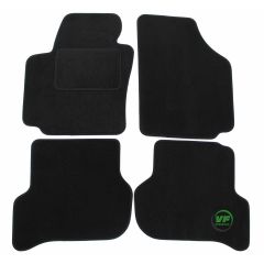Tapis De Sol Noir Velours Sur Mesure Pour Seat Altea 2004-2015, Ajustement précis, Base Antidérapante, Renforcée Dans la Zone de la Pédale