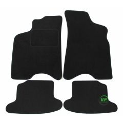 Tapis De Sol Noir Velours Sur Mesure Pour Seat Arosa 1997-2005, Ajustement précis, Base Antidérapante, Renforcée Dans la Zone de la Pédale