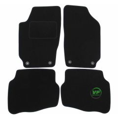 Tapis De Sol Noir Velours Sur Mesure Pour Seat Cordoba 1999-2002, Ajustement précis, Base Antidérapante, Renforcée Dans la Zone de la Pédale