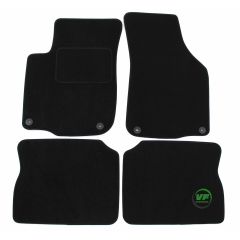 Tapis De Sol Noir Velours Sur Mesure Pour Seat Leon 1 1999-2005, Ajustement précis, Base Antidérapante, Renforcée Dans la Zone de la Pédale