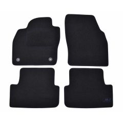 Tapis De Sol Noir Velours Sur Mesure Pour Seat Arona depuis 2017, Ajustement précis, Base Antidérapante, Renforcée Dans la Zone de la Pédale